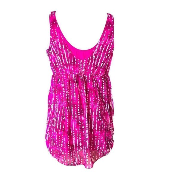 Denim & Co. Beach V-Neck Surplice Layered Swim Dress - Picture 6 of 7